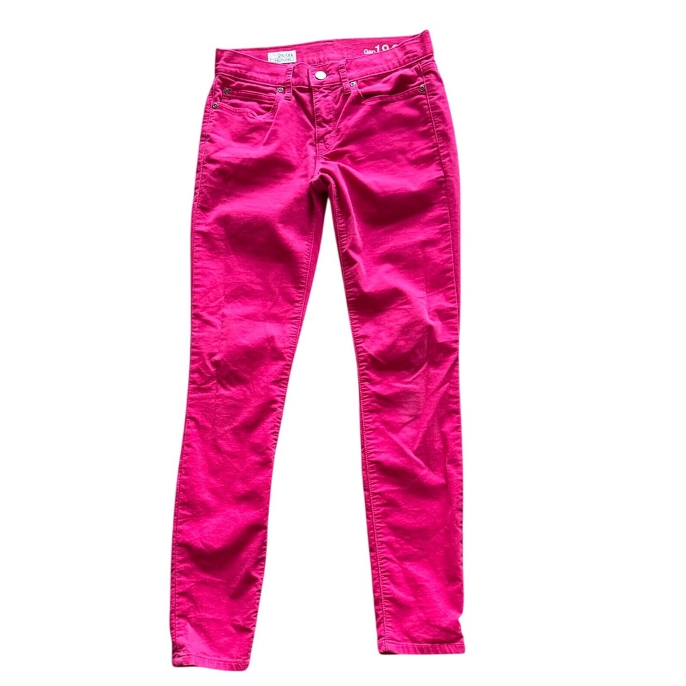 Gap 1969 Legging Jean Pink Corduroy Low Rise Pants Barbiecore 24/00r‎